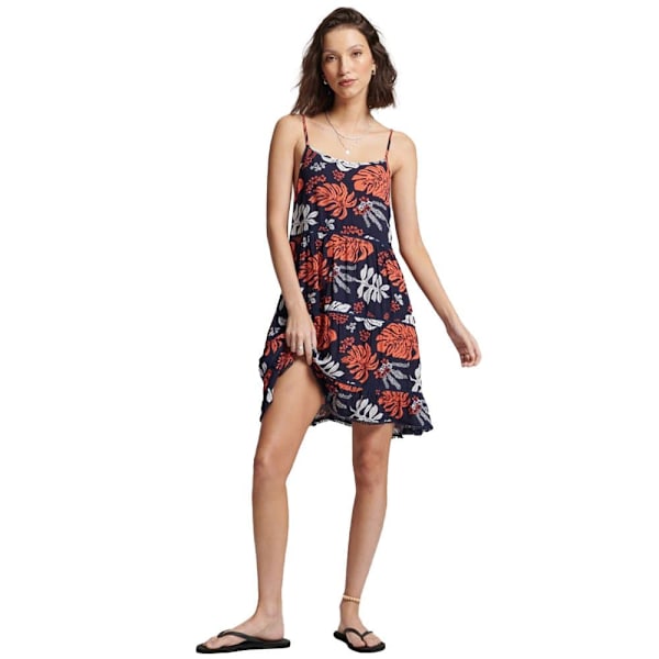 Superdry Kjole Vintage Mini Beach Cami Blå XL Kvinde
