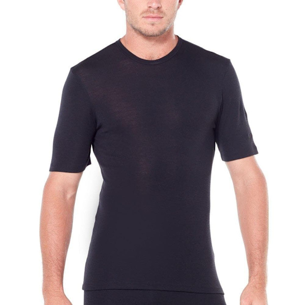 Icebreaker Baslager 175 Everyday Crew Merino Svart 2XL Man