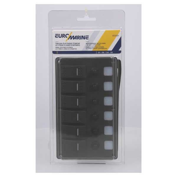 Euromarine Katkaisijat Sähköpaneeli 6 Kirkas 191 x 114 mm