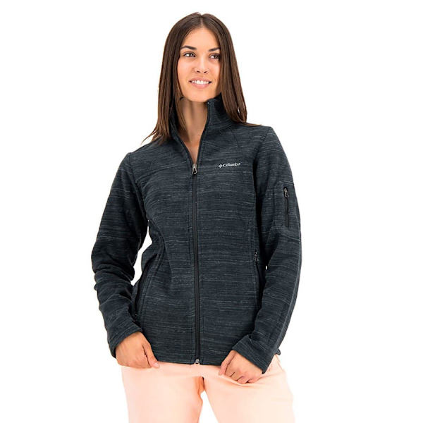 Columbia Fleece Fast Trek Printed Grå L Kvinna