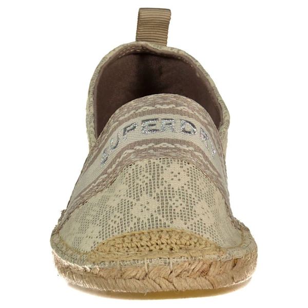 Superdry Canvas Overlay Espadriller Grå EU 38 Kvinna