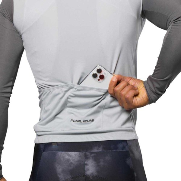 Pearl Izumi Attack Långärmad Trikå Grå 2XL Man