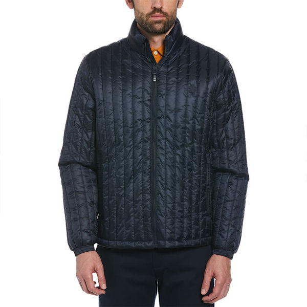 Original Penguin Rec Fill Vertical Quilted Jakke Blå S Mand