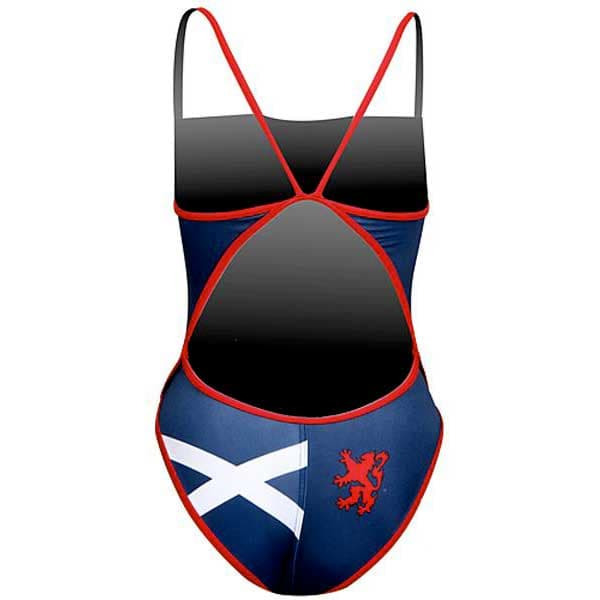 Turbo Badedragt Scotland Blå S Kvinde