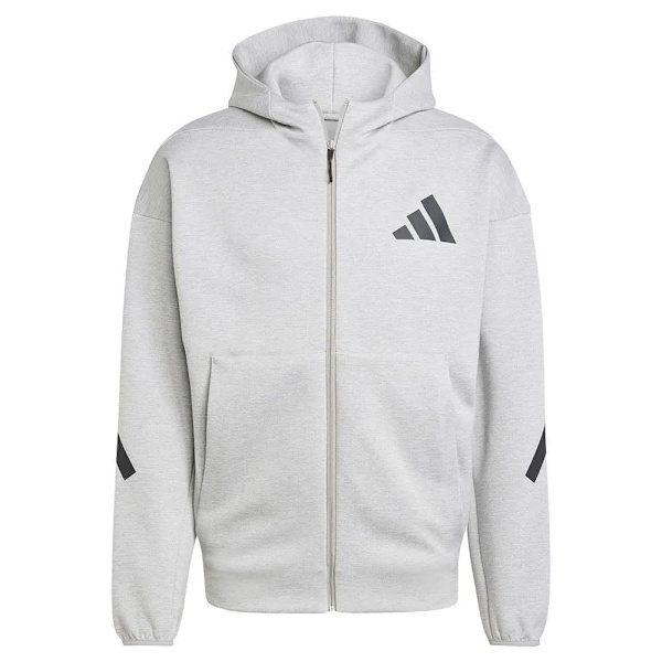 Adidas New Z.n.e Sweatshirt Med Lynlås Grå M / Regular Mand