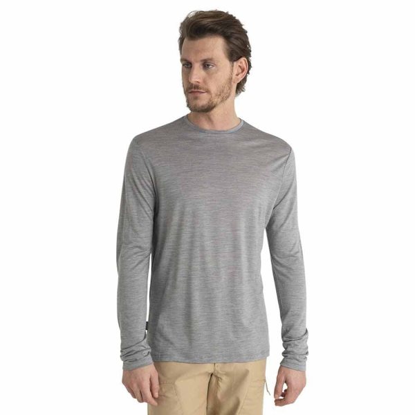 Icebreaker Merino 125 Cool-lite Sphere Iii ærmeløs T-shirt Grå M Mand