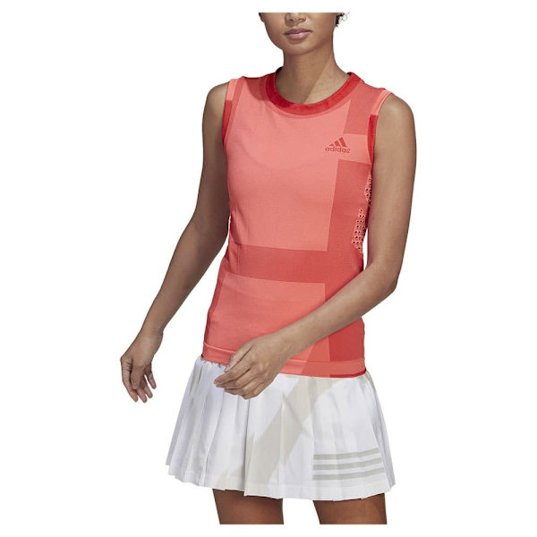 Adidas Hihaton T-paita Premium Punainen M Nainen