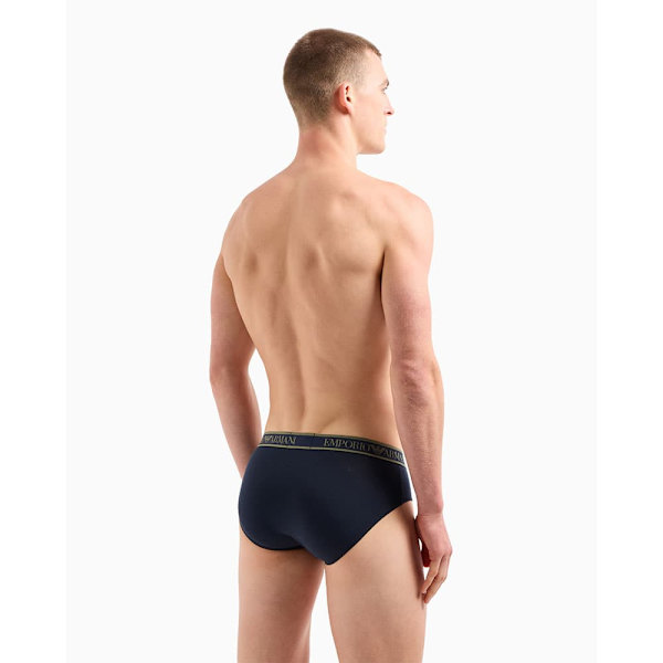 Emporio Armani 112132_4f717 Briefs 3 Enheder Grøn,Blå M Mand