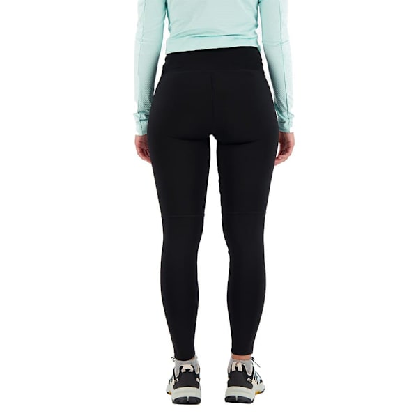 Adidas Leggings Organiser Multi Brushed Sort L Kvinde