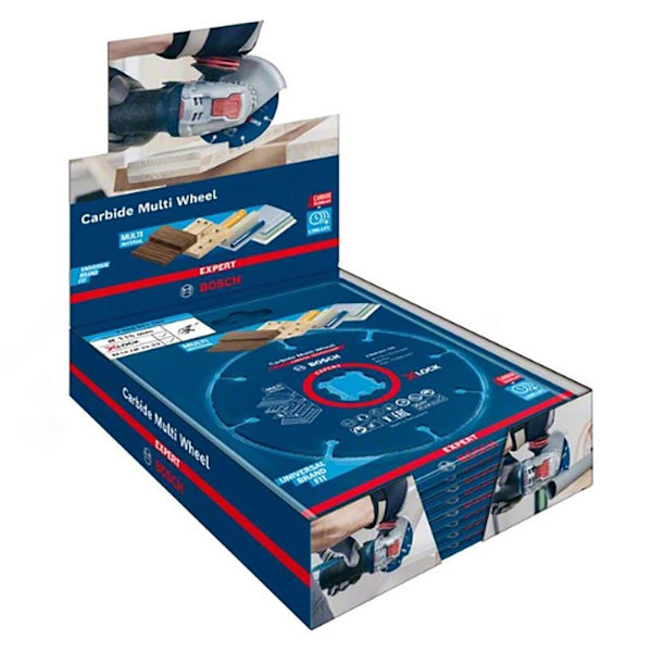 Bosch Professional Träkapskiva X-lock Expert Carbide Multi Wheel: 115x22.23 Mm 10 Enheter Blå
