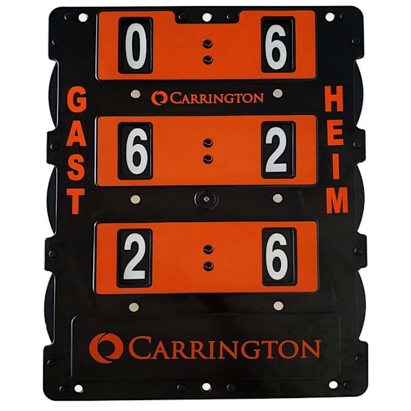 Carrington Deutsch Tennisbane Resultattavle  82x58 cm
