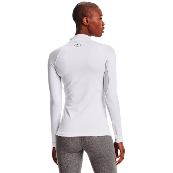 Under Armour Långärmad T-shirt Coldgear Authentics Mockneck Vit M Kvinna