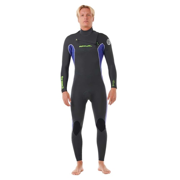 Rip Curl D/patrol Perf 4/3 Mm Gb Stm Langærmet Neopren-dragt Med Brystlynlås  S