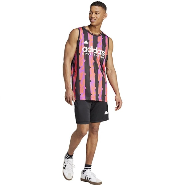 Adidas House Of Tiro Aop ærmeløs T-shirt Flerfarvet S Mand