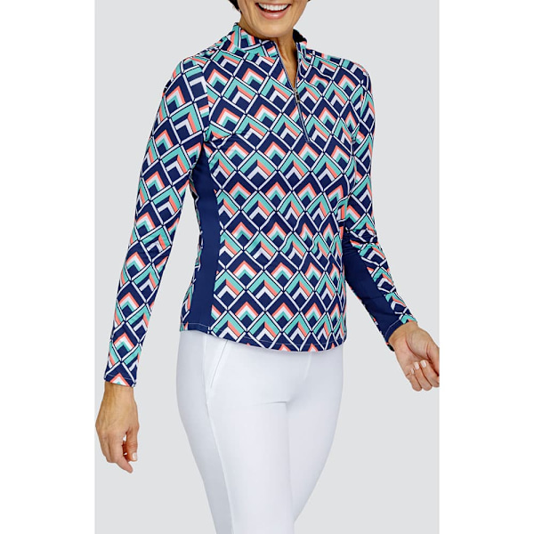 Tail Activewear Wai Halv Lynlås Langærmet T-shirt  M