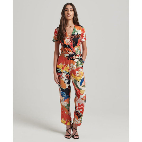 Superdry Klänning Vintage Woven Jumpsuit Flerfärgad S Kvinna