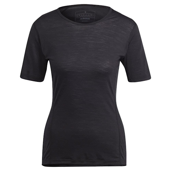 Adidas Xperior Merino 150 Baselayer T-shirt Med Korta ärmar Svart M Kvinna