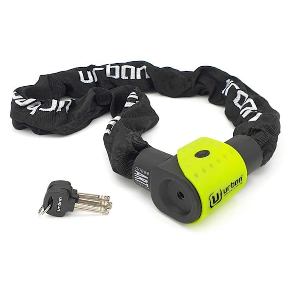 Urban Security Kædelås 10k120 Gul 120 cm