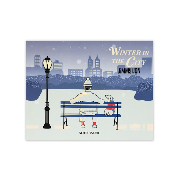 Jimmy Lion Winter In The City Crew-strumpor 3 Par Flerfärgad EU 36-40 Man
