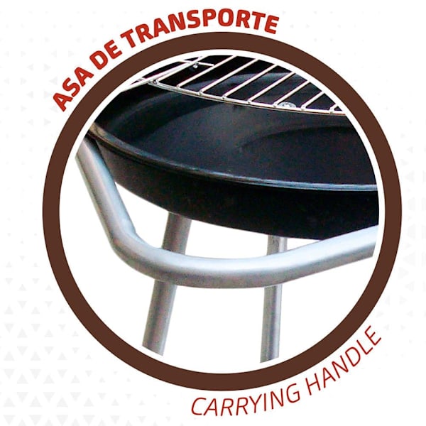 Aktive Grill 51x51x82 Cm