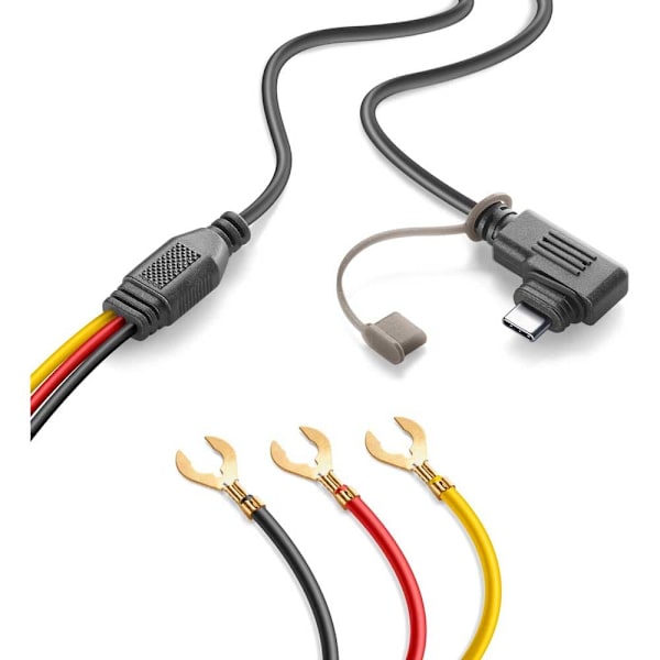 Interphone Cellularline Ridesync 12v Battery Ladekabel Gylden