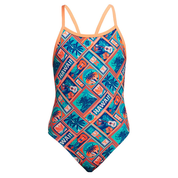 Funkita Single Strap Badetøj  14 Years Pige