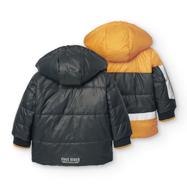 Boboli Reversible Frakke Gul,Sort 24 Months