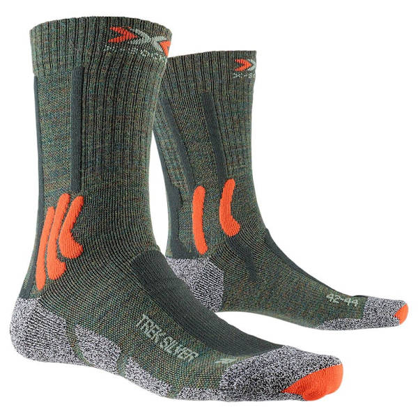 X-socks Strumpor Trekking Silver Grå EU 35-38 Man