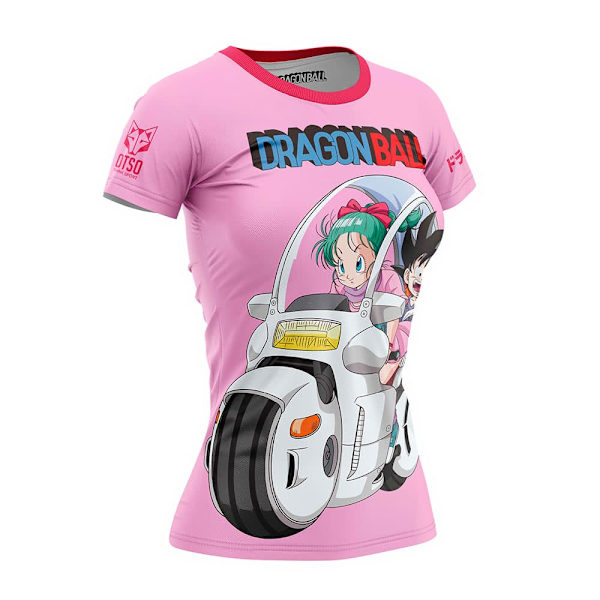 Otso Dragon Ball Bulma Lyhythihainen T-paita  M Nainen