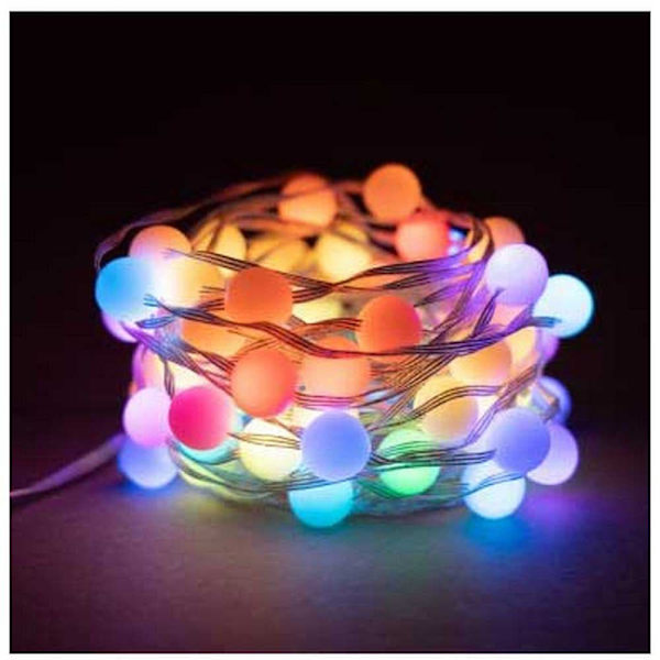 Muvit Io Mini Globe Dreamcolor Garland Wi-fi Ulkona Rgb Led-nauha Ohjaimella 10 M 66 Leds Kirkas