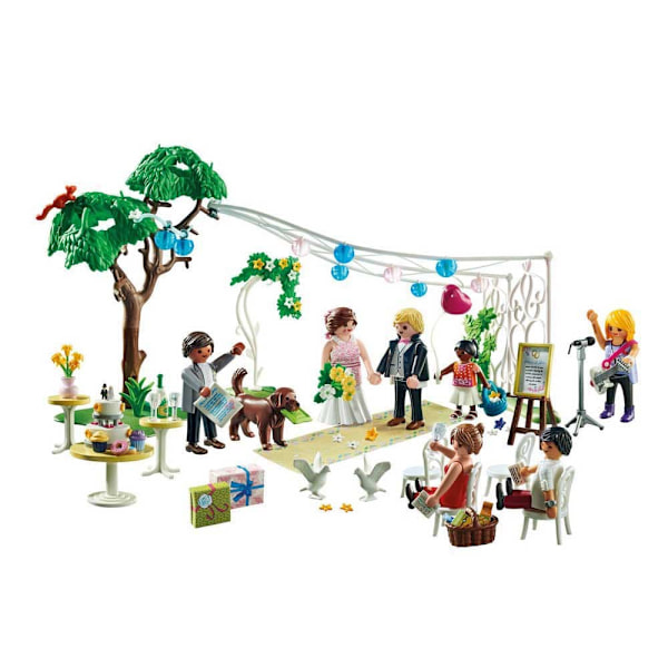 Playmobil Konstruktionsspil Til Bryllupsfest Flerfarvet