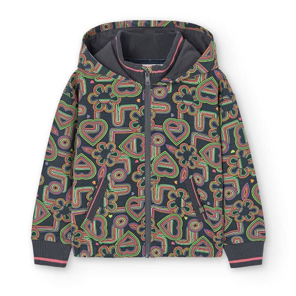 Boboli Fleece Printed Jacka Grönt 12 Years