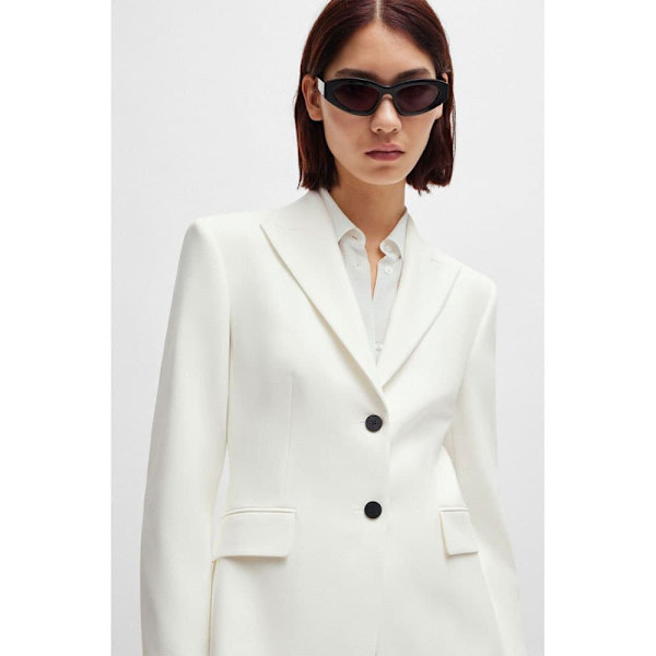 Hugo Asmalla Blazer Hvid 38 Kvinde