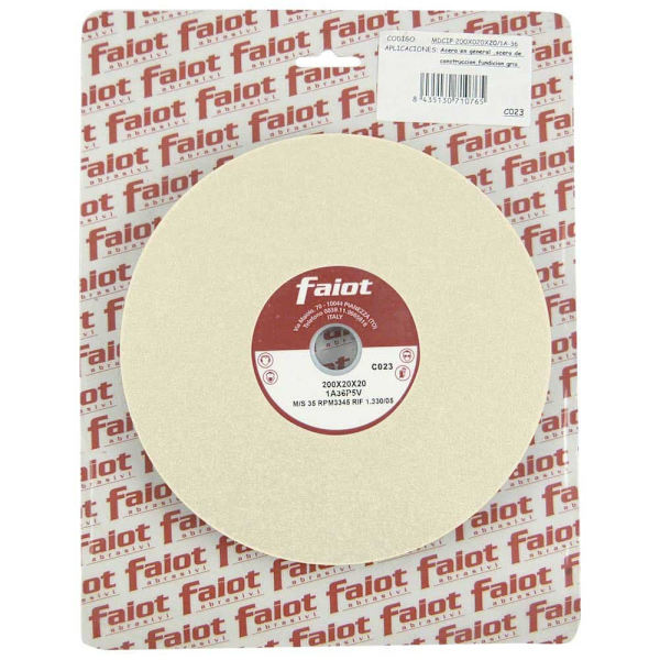 Faiot Slibeskive Mdcip20020329a60 200x20x32 Mm Gul