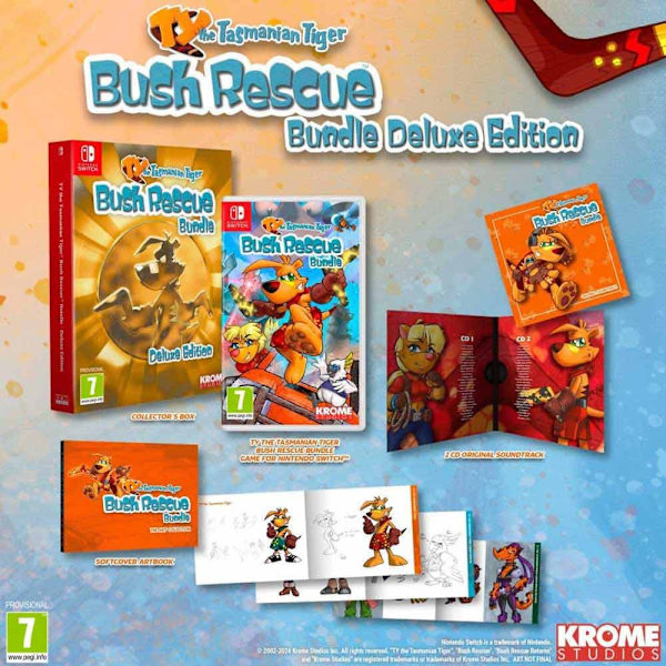 Nintendo Games Switch Ty The Tasmanian Tiger™ Bush Rescue Bundle - Deluxe Edition  PAL