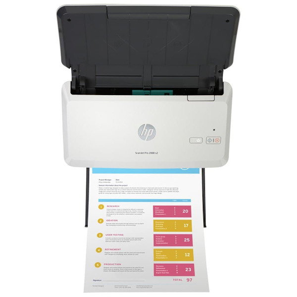 Hp Skanneri Scanjet Pro 2000 S2 Valkoinen One Size / EU Plug