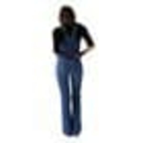 Salsa Jeans Jumpsuit Overall Glamour Flare Fit Blå 30 / 34 Kvinna