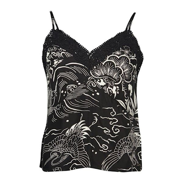 Superdry Topp Vintage Cami Svart XS Kvinna