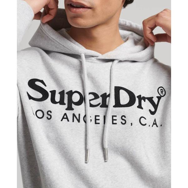 Superdry Hættetrøje Venue Classic Logo Grå L Mand