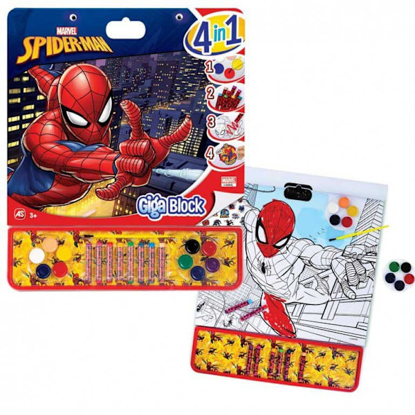 Cefa Toys I Giga Block Spiderman 4 1 Styrelse Spel Flerfärgad