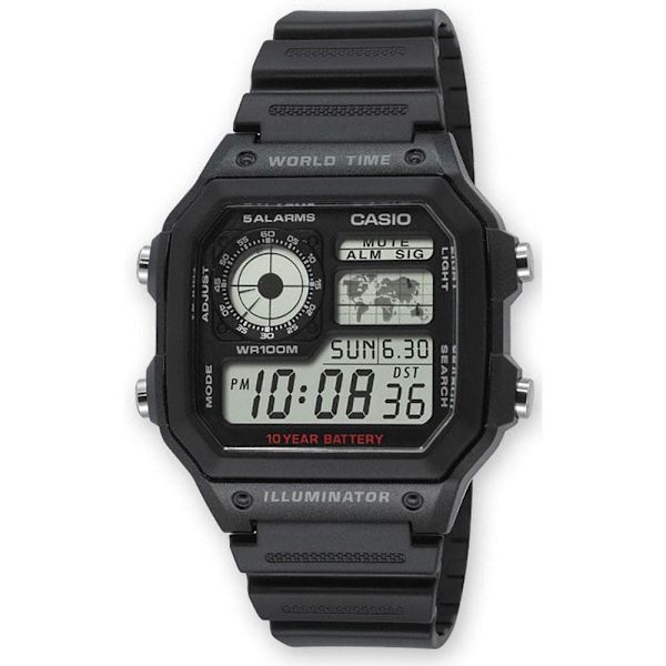 Casio Ur Sports Ae-1200wh Sort
