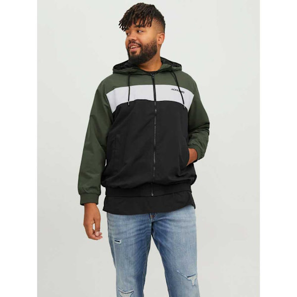 Jack & Jones Rush Plus Size Bomberjacka Grönt 7XL / Regular Man