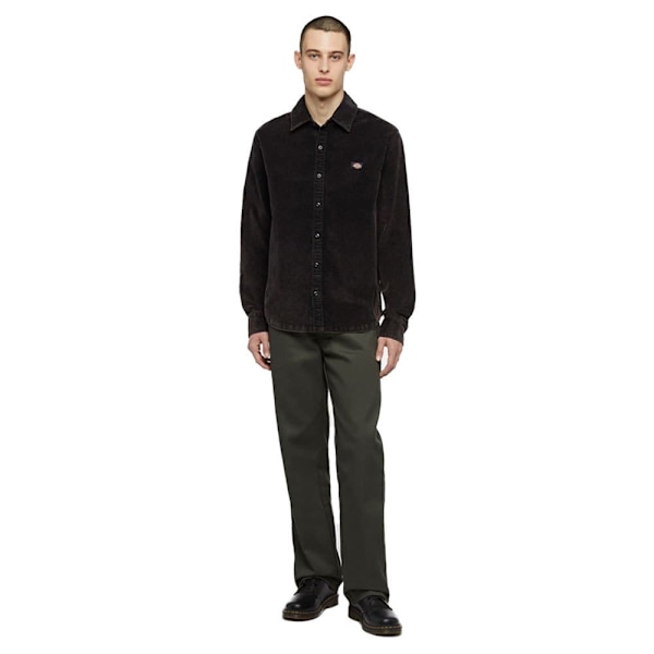 Dickies Lang ærmet Skjorte Chase City Sort L Mand