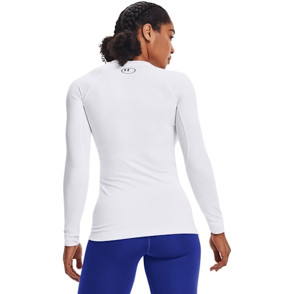 Under Armour Cg Authentics Crew T-shirt Med Lång ärm Vit XL Kvinna
