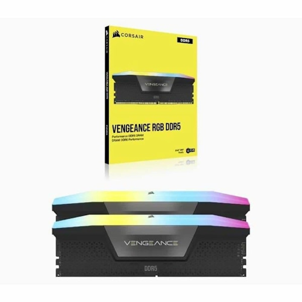 Corsair Hukommelse Ram Vengeance Cmh32gx5m2b6400c32 32gb 2x16gb Ddr5 6400mhz
