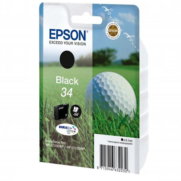 Epson Mustepatruuna Dura Brite Ultra 34 T 3461 Musta