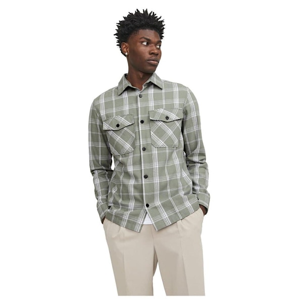 Jack & Jones Overshirt Croy Spring Check Grøn S Mand