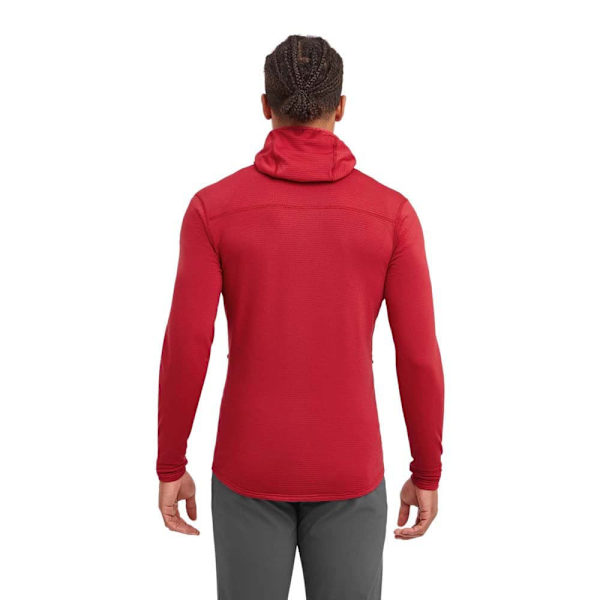 Montane Protium Lite Fleecejakke Med Hætte Rød 3XL Mand