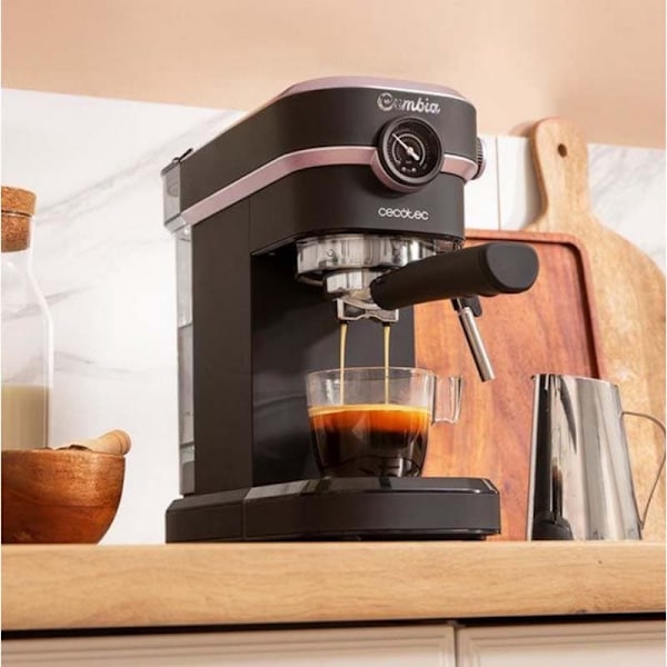Cecotec Espresso-kahvinkeitin 890 Rose Pro 1 L Hopeinen