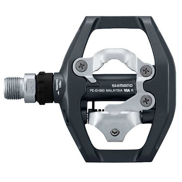 Shimano Pedaler Dual Eh500 Spd/platform Svart,Grå